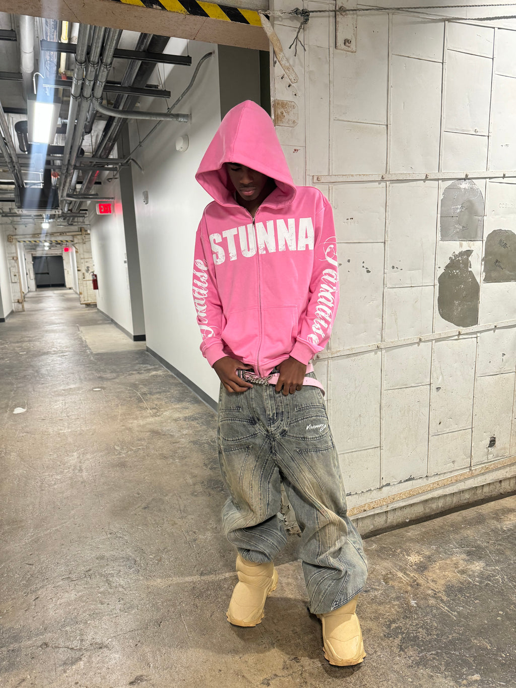 Pink “STUNNA” Hoodie